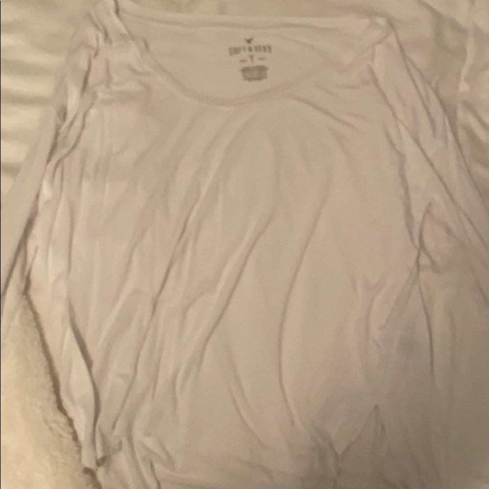 White American Eagle Longsleeve Shirt
